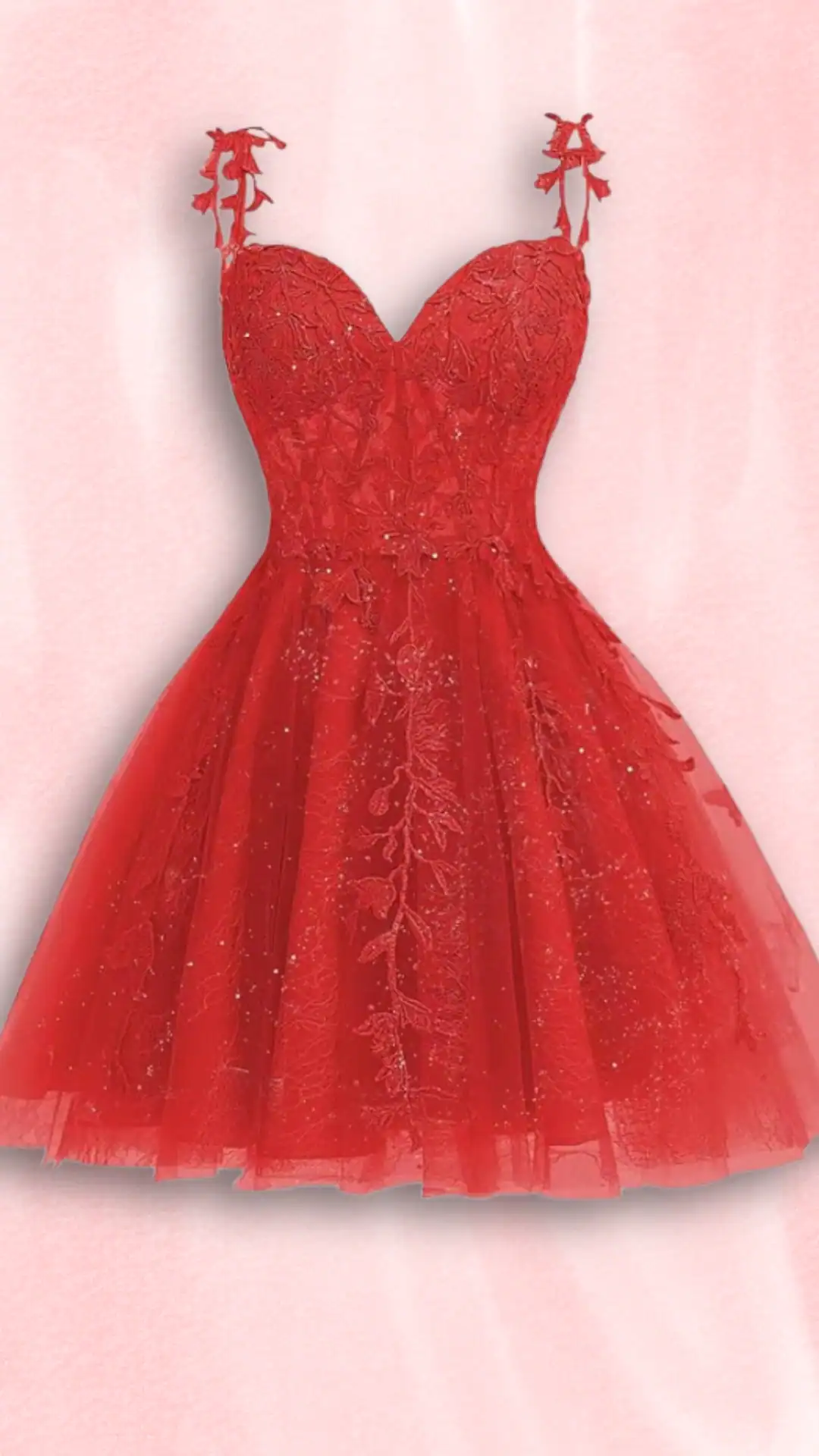 fitted lace wedding dress Stunning Sheath Spaghetti Straps Red Ruffles Date Night Dress Prom Dre –  Denver Dress